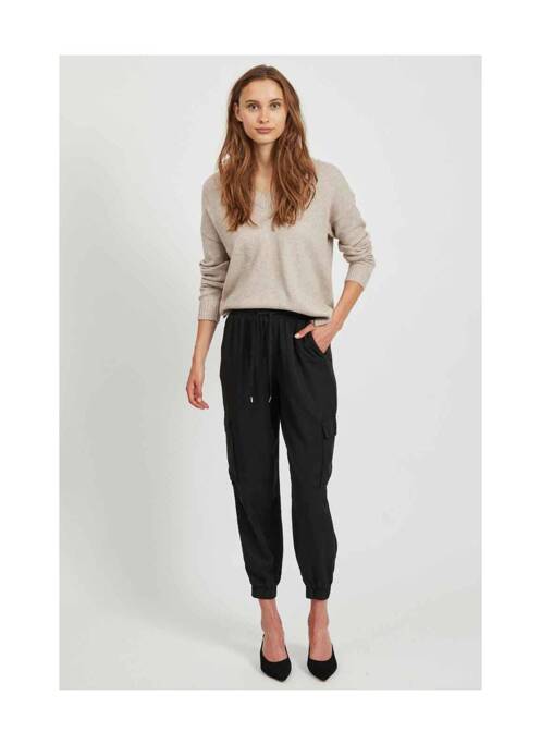 Pantalon cargo negru VILA femeie
