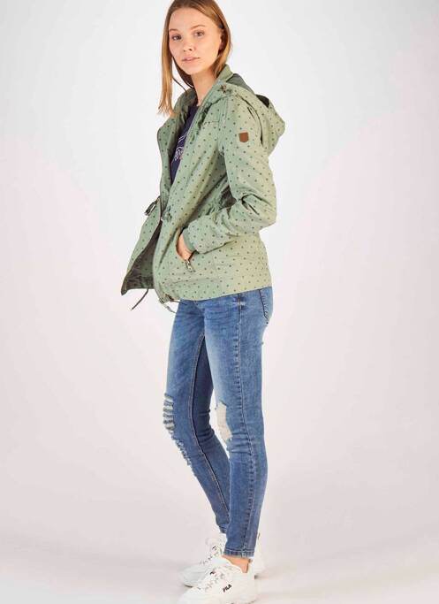 Parka verde ONLY femeie