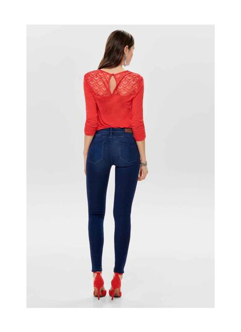 Blugi cu croială slim albastru ONLY femeie