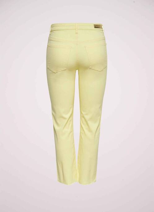 Pantalon drept galben JACQUELINE DE YONG femeie