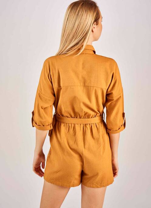 Salopetă scurtă maro ONLY femeie