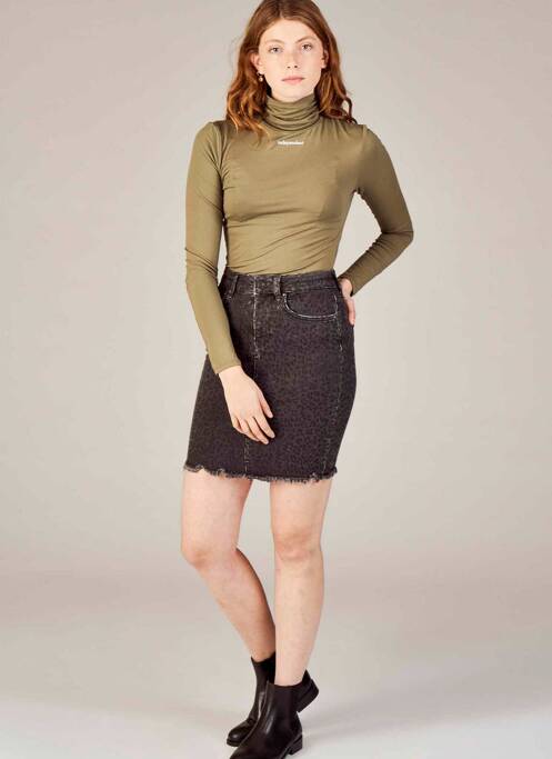 Fustă midi maro ONLY femeie