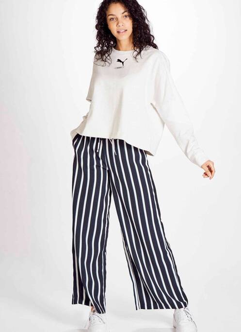 Pantalon larg albastru ONLY femeie