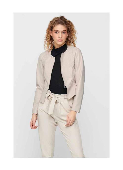 Geci din piele ecologică maro ONLY femeie