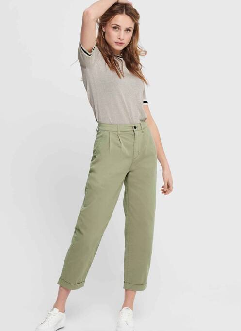Pantalon chino argintiu ONLY femeie