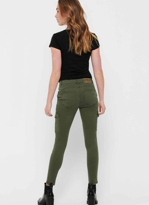 Blugi cu croială slim verde ONLY femeie