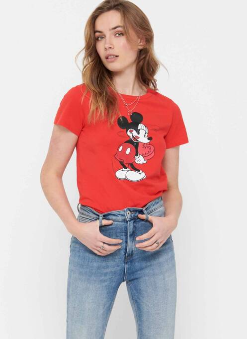 Tricou roșu ONLY femeie