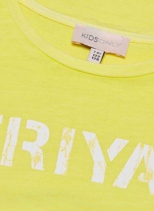 Tricou galben ONLY fată