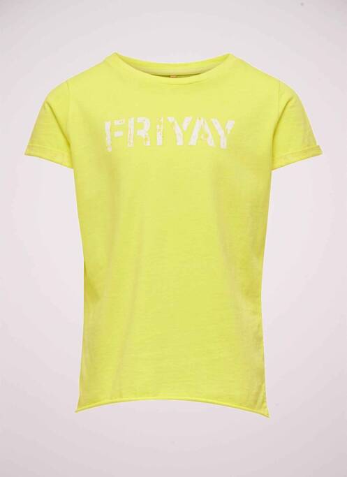 Tricou galben ONLY fată