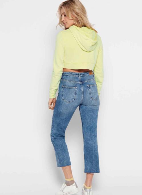 Hanorac cu glugă galben ONLY femeie