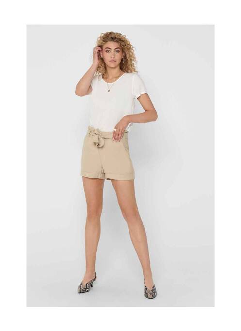 Șort bej ONLY femeie