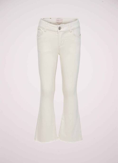 Pantalon evazat bej ONLY fată