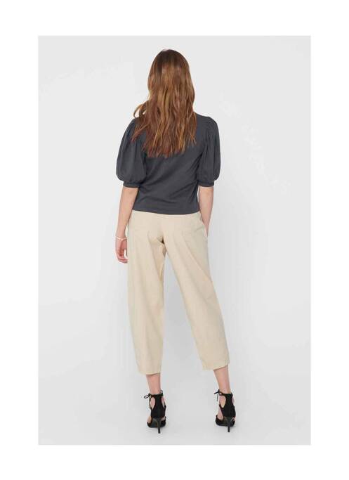 Pantalon larg bej JACQUELINE DE YONG femeie