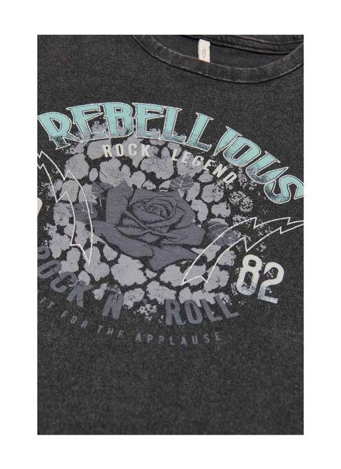 Tricou negru ONLY fată