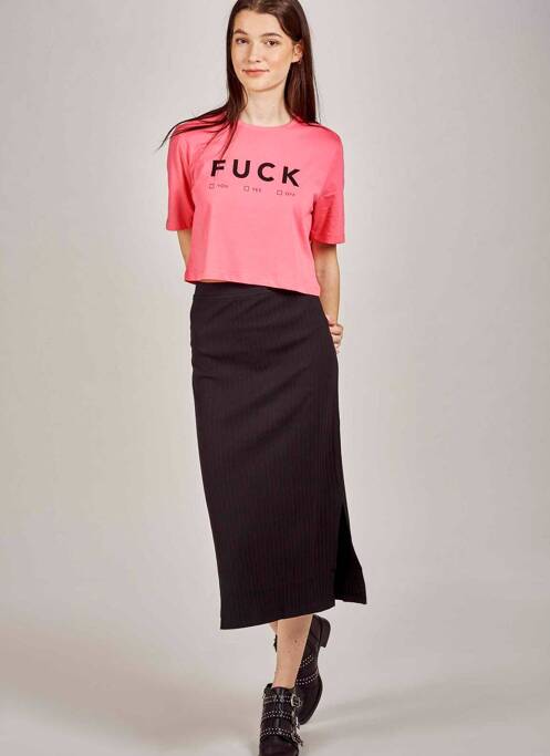 Top scurt roz ONLY femeie