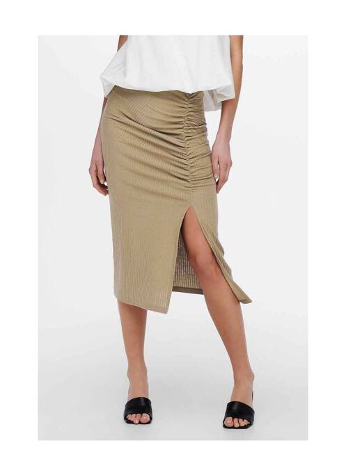 Fustă lungă maro ONLY femeie