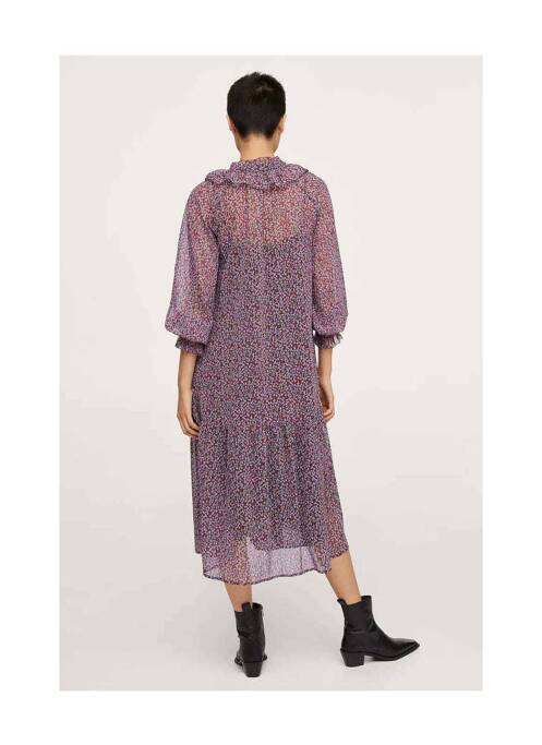 Rochie midi roșu MANGO femeie