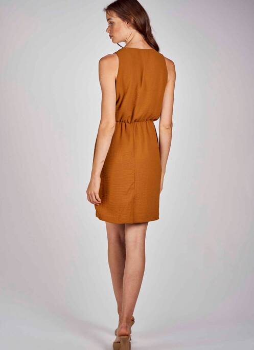 Rochie midi galben MORGAN femeie