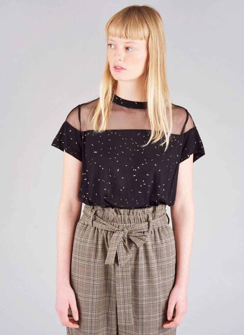 Top negru FRANSA femeie