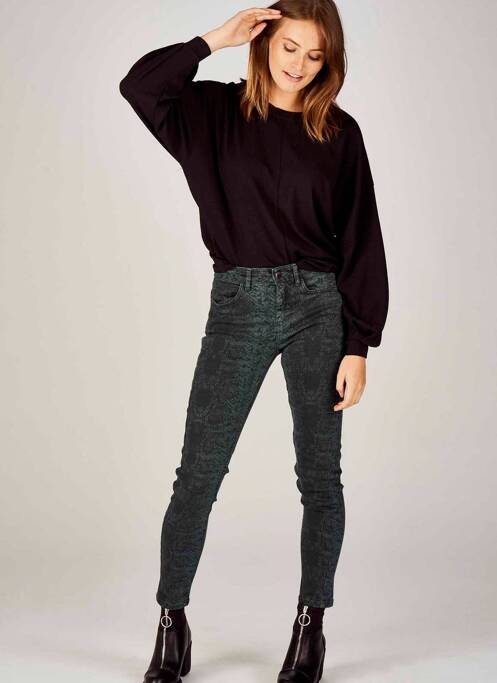 Blugi skinny verde FRANSA femeie