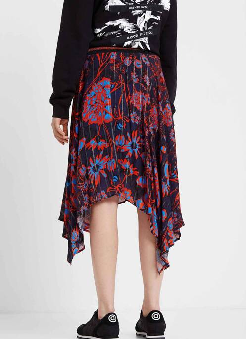 Fustă midi albastru DESIGUAL femeie