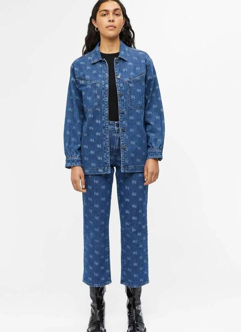 Blugi cu croială dreaptă albastru OBJECT femeie