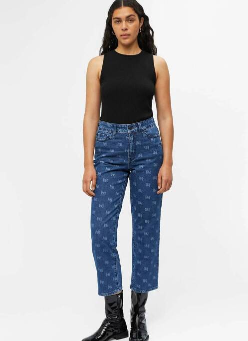 Blugi cu croială dreaptă albastru OBJECT femeie