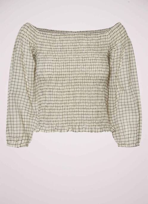 Top alb NOISY MAY femme