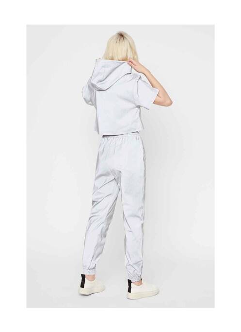 Top scurt argintiu NOISY MAY femeie