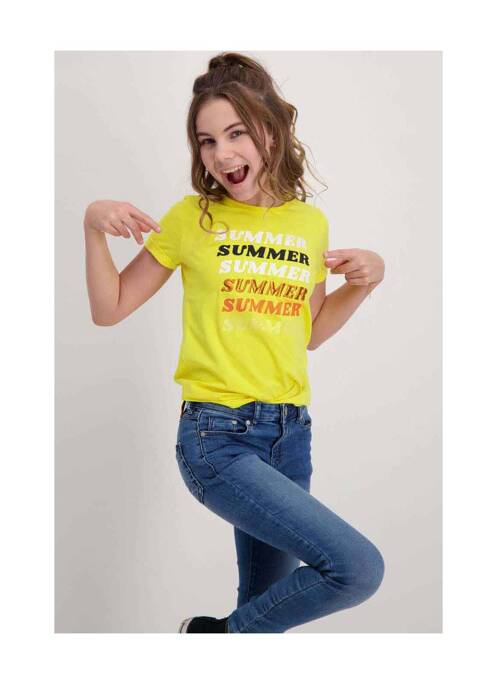 Tricou galben CARS JEANS fată