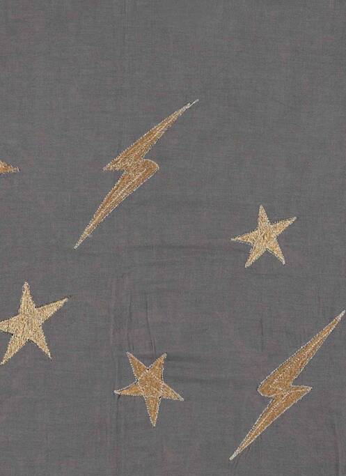 Șal gri BIRDS ON THE RUN femeie