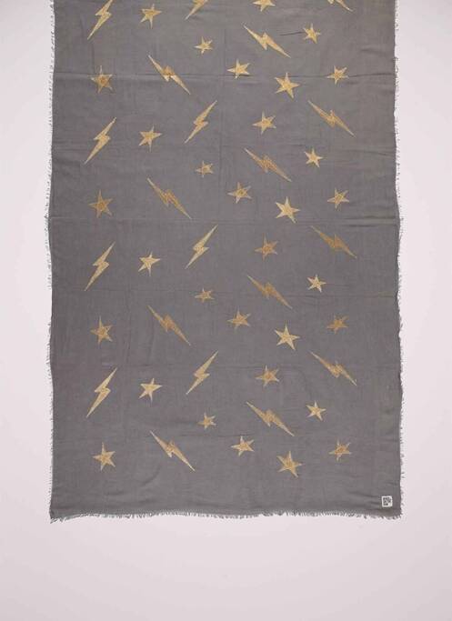 Șal gri BIRDS ON THE RUN femeie