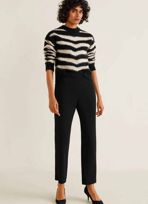 Pantalon 7/8 negru MANGO femeie