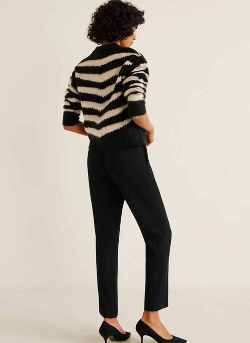 Pantalon 7/8 negru MANGO femeie