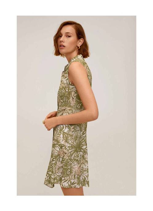 Rochie scurtă verde MANGO femeie