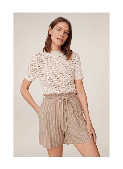 Șort maro MANGO femeie