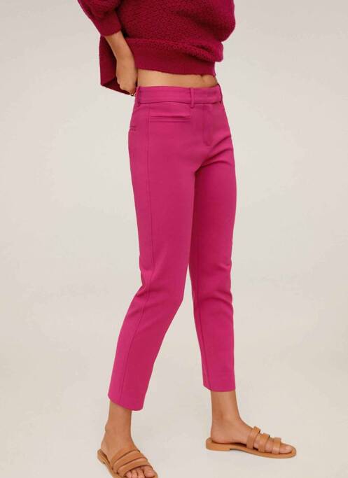 Pantalon chino roz MANGO femeie