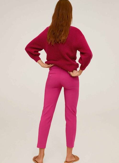 Pantalon chino roz MANGO femeie
