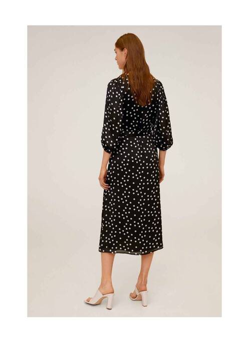 Rochie midi negru MANGO femeie