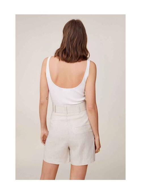 Șort bej MANGO femeie