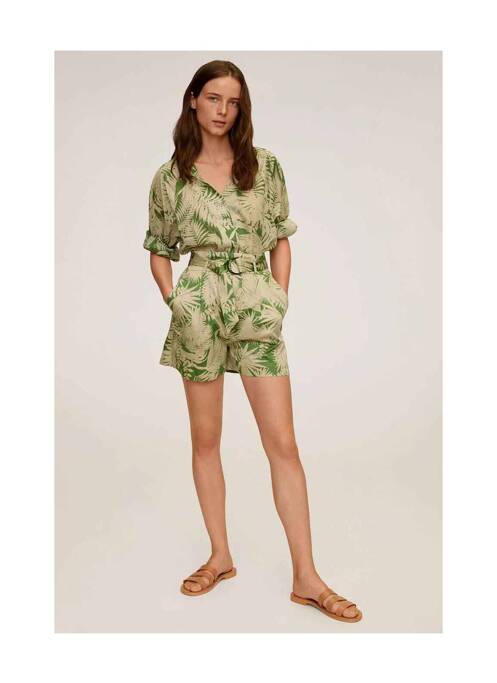 Șort verde MANGO femeie