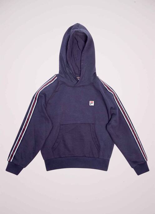 Hanorac cu glugă albastru FILA fată