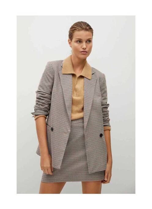 Fustă scurtă maro MANGO femeie