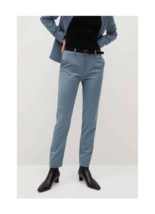 Pantalon chino albastru MANGO femeie