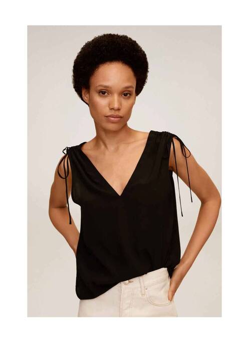 Top negru MANGO femeie
