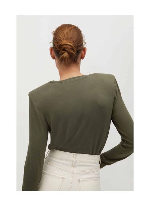 Tricou bej MANGO femeie