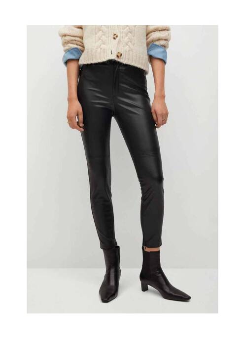 Pantalon slim negru MANGO femeie