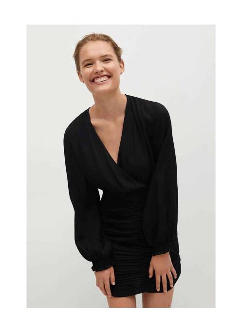 Rochie midi negru MANGO femeie