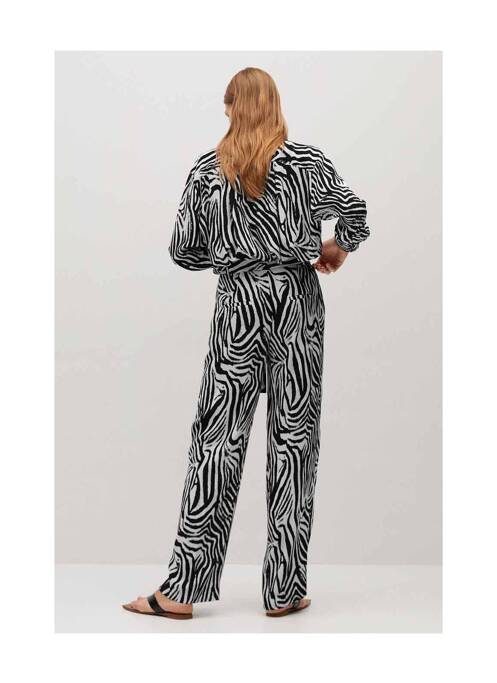 Pantalon drept negru MANGO femeie