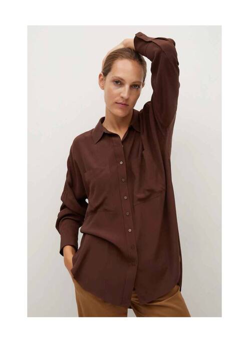 Cămașă maro MANGO femeie